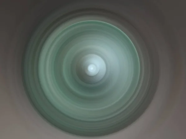Abstrakt Radial Motion Blur Grå Grön Bakgrund Cirkelmönster För Etiketter — Stockfoto