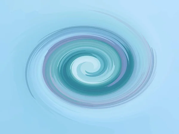 抽象螺旋形元素在不规则的 随机的方式 几何催眠涡旋 蓝色和淡紫色背景摘要 — 图库照片