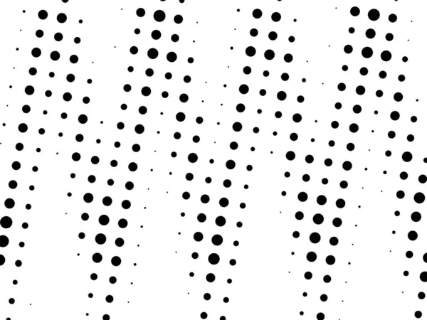 Abstrakcyjne Pół Tonu Kropkowane Tło Monochromatyczny Wzór Wydłużonych Piramid Kropkami — Zdjęcie stockowe