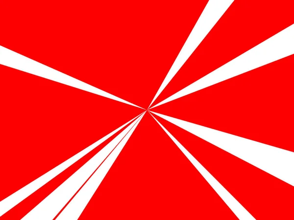 Beyaz Işınlı Kırmızı Soyut Arka Plan Kiriş Şeklinde Beyaz Çizgiler — Stok fotoğraf