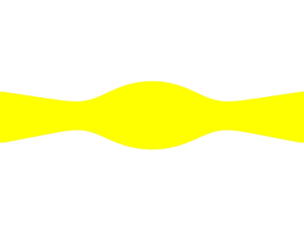 Žlutý Vodorovný Geometrický Vzor Bílém Pozadí Abstraktní Žluté Bílé Pozadí — Stock fotografie