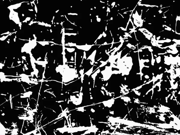 Grunge Black White Pattern Monochrome Particles Abstract Texture Background Cracks — Stock Photo, Image