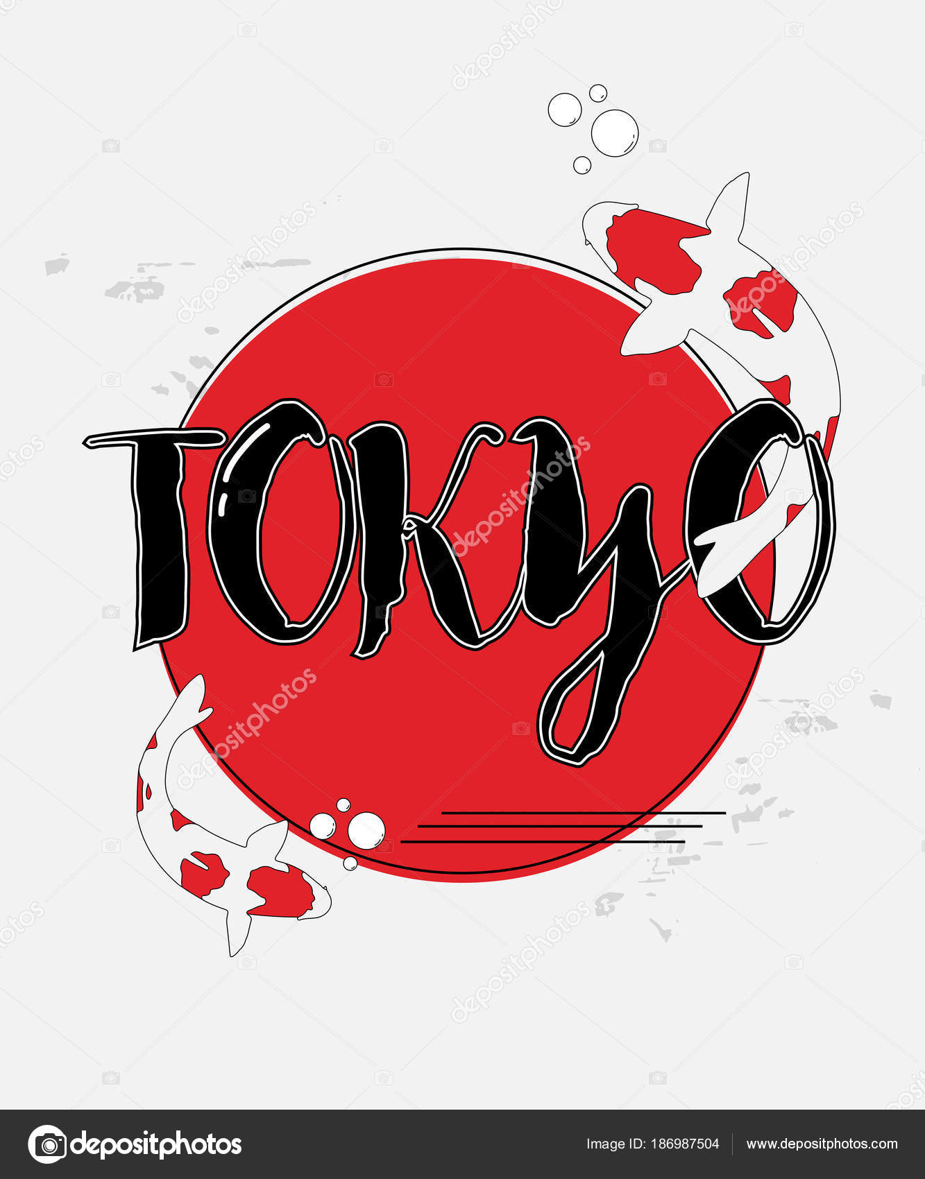 Tokyo Koi Fish Vector Bomber Jacket Embroidery Graphic T Shirt Printed T Shirt Stock Vector Image By C Anastasiia Smirnova992 Gmail Com