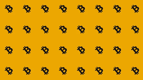 Bitcoin Плитка Тлі Візерунка — стокове фото