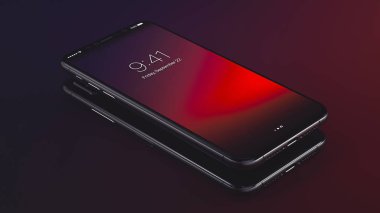 3d Render illüstrasyonlar X yeni Smartphone