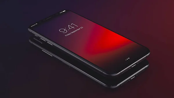 Nouveau Smartphone Render Illustrations — Photo