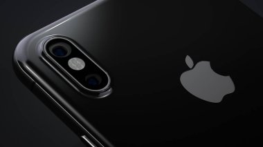 Yeni Iphone 3d Render editoryal resimler X