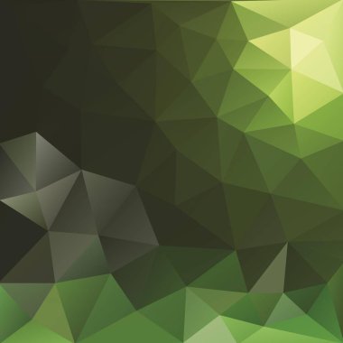 Açık ve koyu yeşil poligonal arka plan