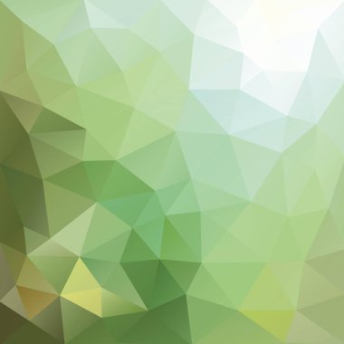 Adaçayı yeşil ve kireç poligonal arka plan