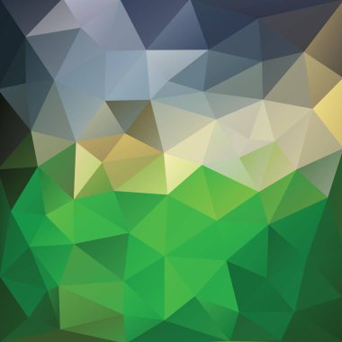 Orman yeşil abd gri poligonal arka plan