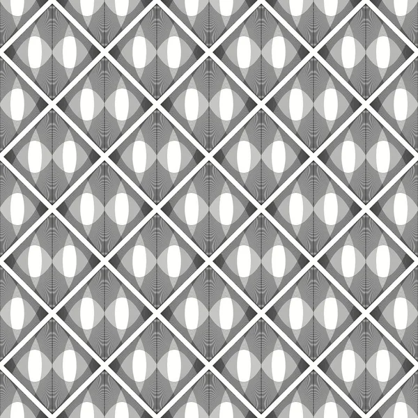 Seamless grey geometrical shapes pattern — Stock Vector