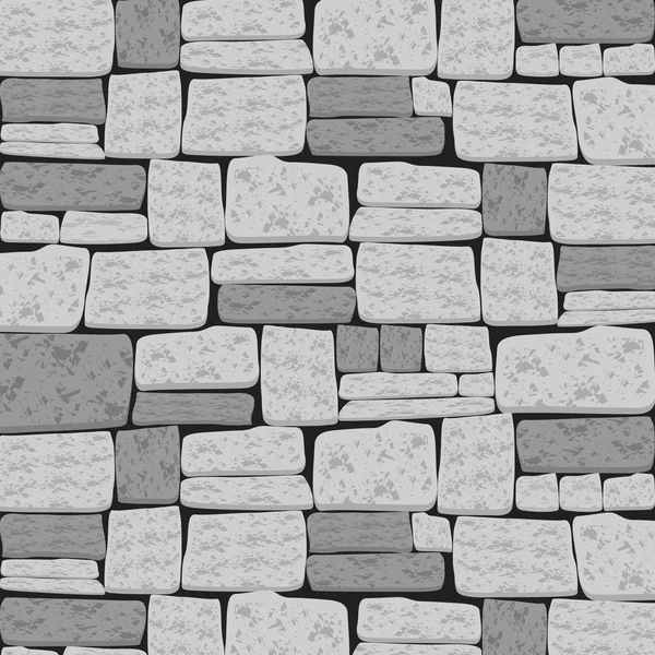 Fond texturé en brique dans un ton gris clair et tamisé — Image vectorielle
