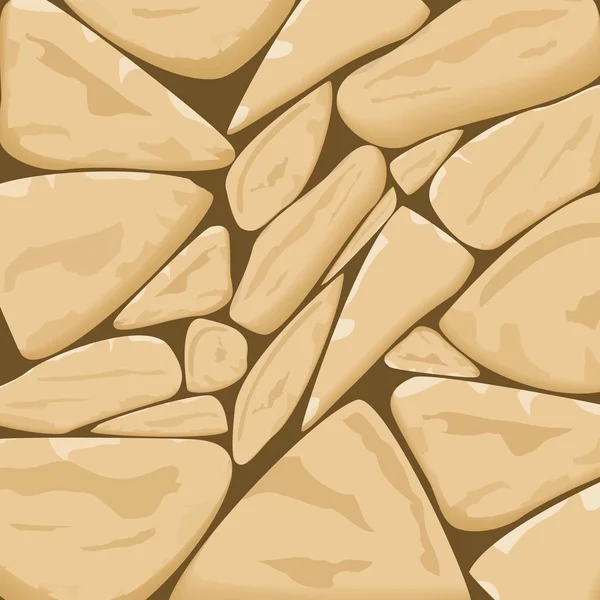 Fondo texturizado de piedra en tono marrón Biscotti — Vector de stock