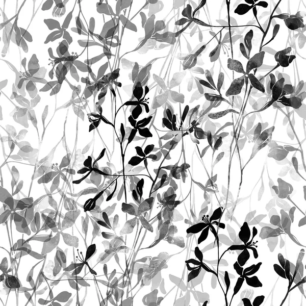 黑白花 — 图库照片