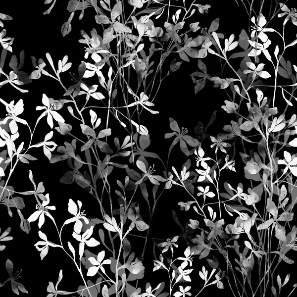 Fleurs noires et blanches — Photo