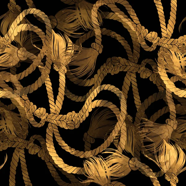 Impronte di corde e nodi — Foto Stock