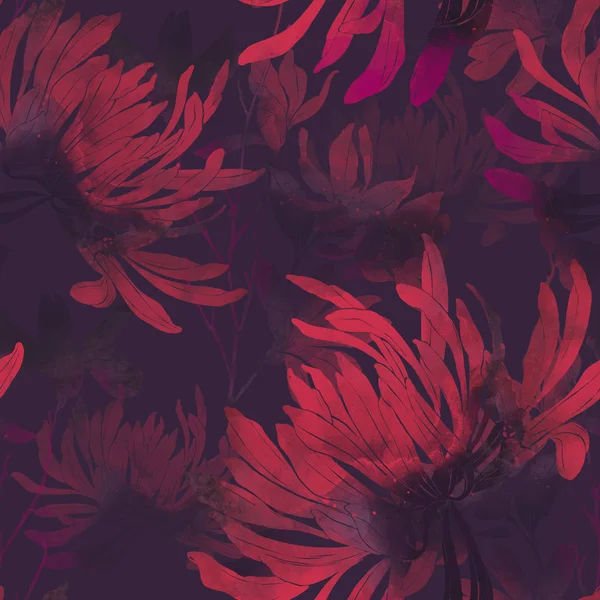 Beautiful Japanese chrysanthemum — Stock Photo, Image