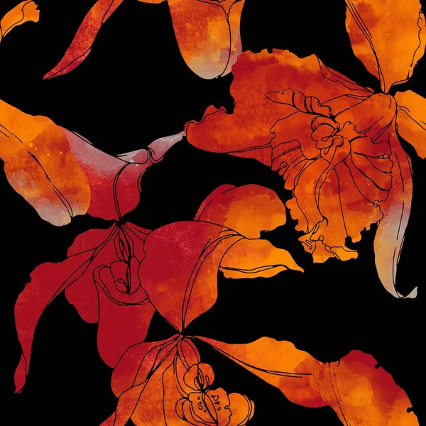 Дикі тропічних орхідей — стокове фото