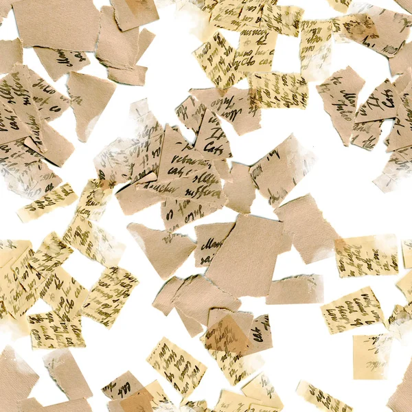 Torn papers with words — Stock Photo, Image