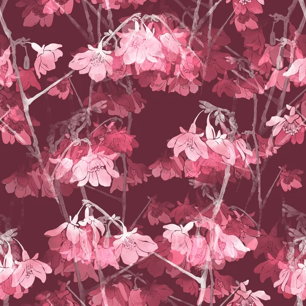 Sakura bloesem naadloze patroon — Stockfoto