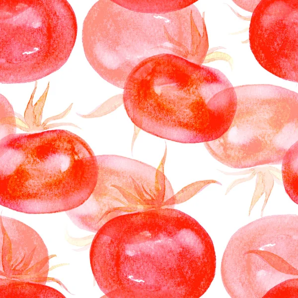 Tomaten nahtloses Muster — Stockfoto