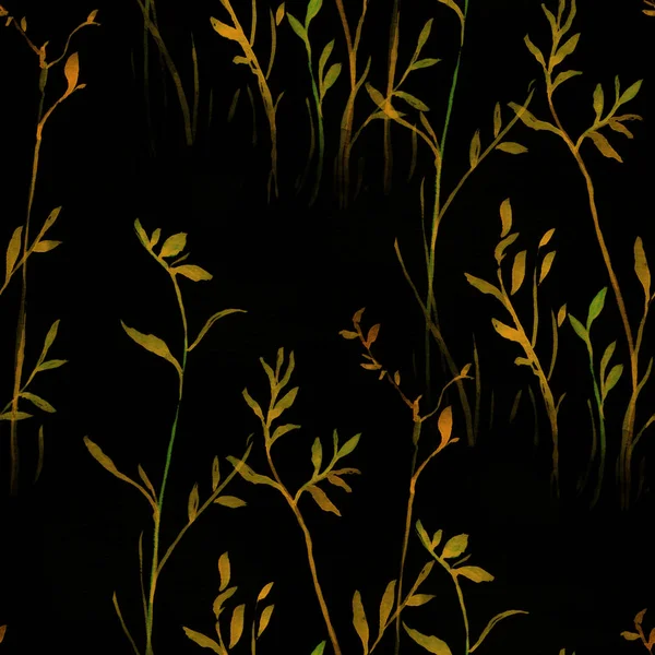 Dalları yaprakları ile desen — Stok fotoğraf
