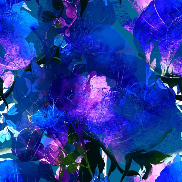 Фрезія і квіти анемони — стокове фото
