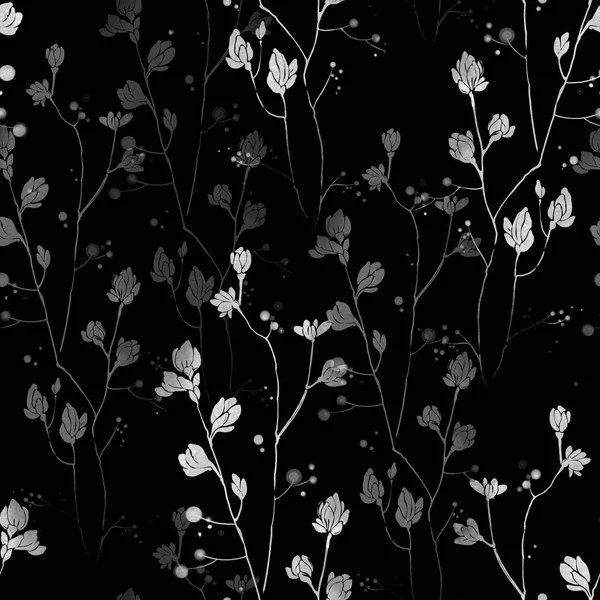 잎이 뭉쳐 있는 꼬불꼬불 한 무늬 — 스톡 사진