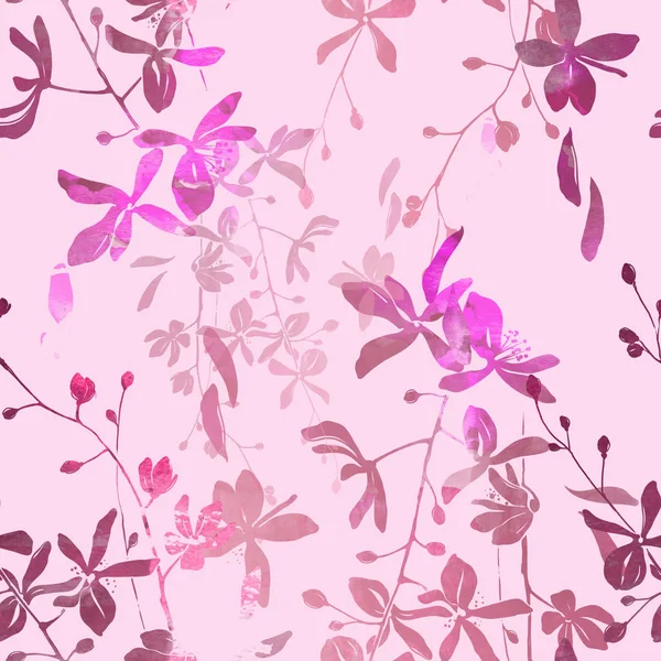 Blossom cherry seamless pattern — Stock Photo, Image