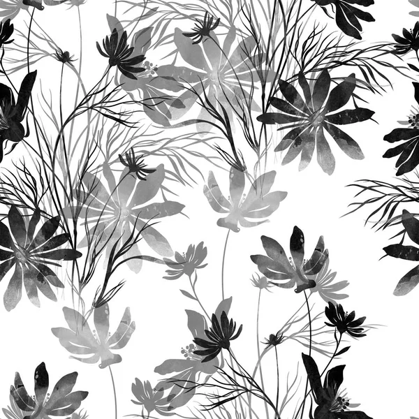 Imprints flowers pattern — Stock Photo, Image