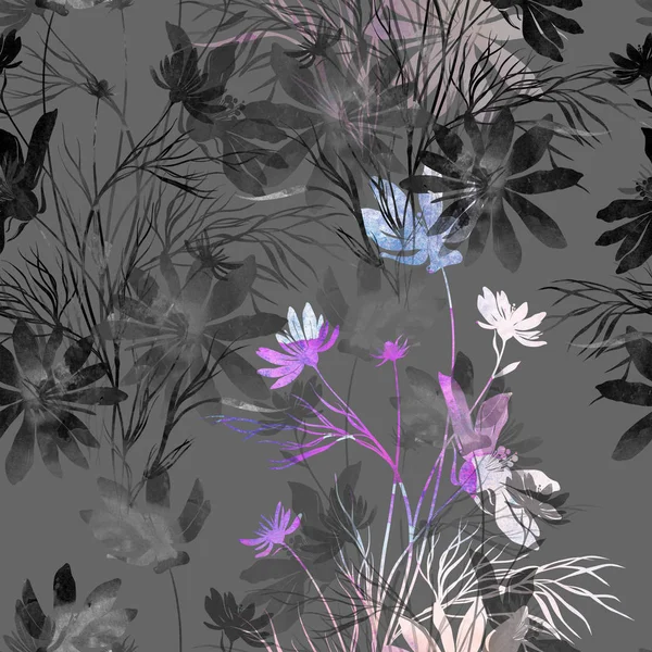 인쇄물 꽃 패턴 — 스톡 사진