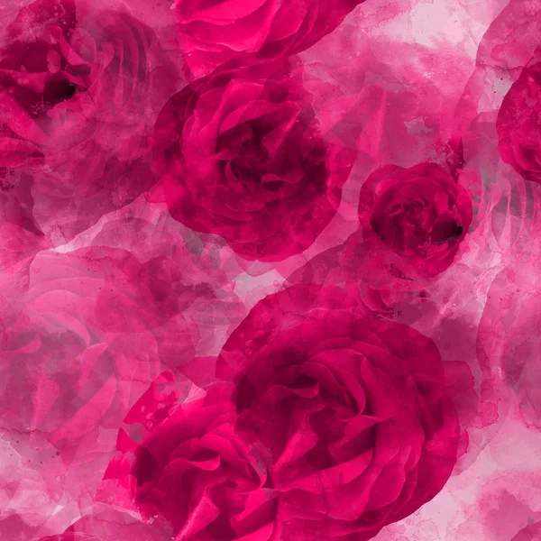 Elegantní růže vzor bezešvé — Stock fotografie