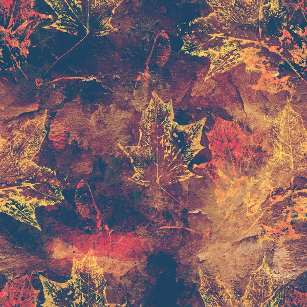 Осенние листья бесшовные — стоковое фото