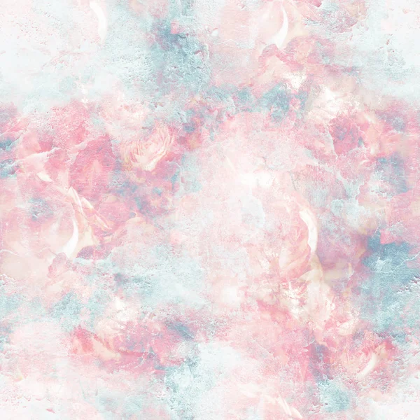 Vintage textur av rosa blommor med patina — Stockfoto