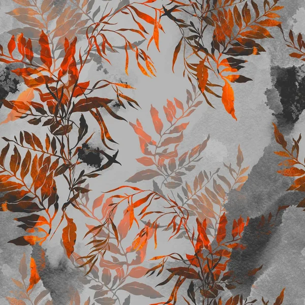 Abdrücke trockener Blätter — Stockfoto