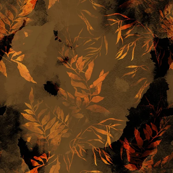 乾燥した葉の痕跡 — ストック写真