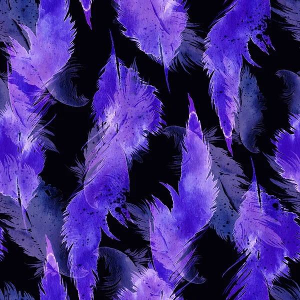 Хік Магічний Мікс Безшовний Візерунок Вітальної Листівки Красивим Пір — стокове фото
