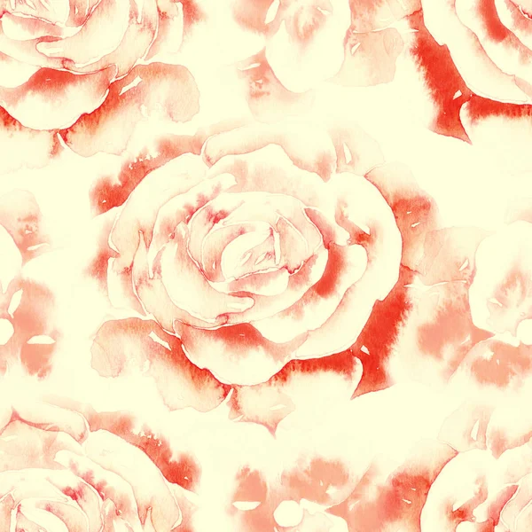 Flowers repeat seamless pattern. — Stock Photo, Image
