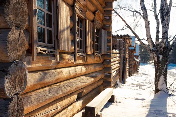 A aldeia perto do Lago Baikal — Fotografia de Stock