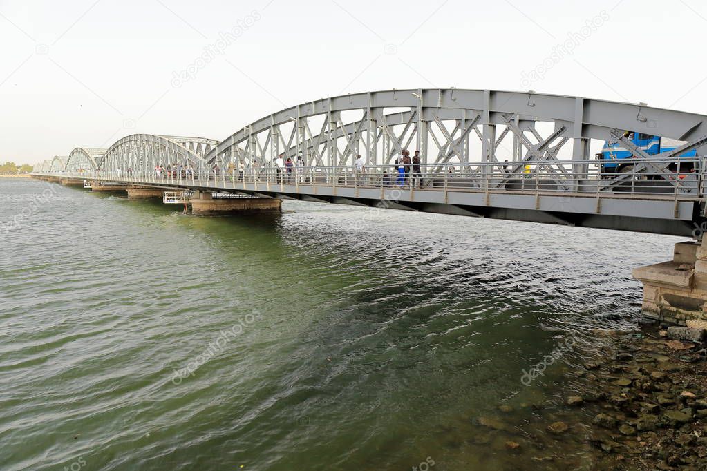 Faidherbe bridge over Senegal river. Saint-Louis-du-Senegal. 2478