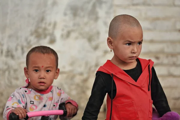 Hotan Xinjiang China Octubre 2017 Joven Uigur Con Corte Pelo — Foto de Stock