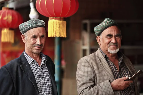 Hotan China Oktober 2017 Uighuren Sind Ein Türkisches Volk Das — Stockfoto