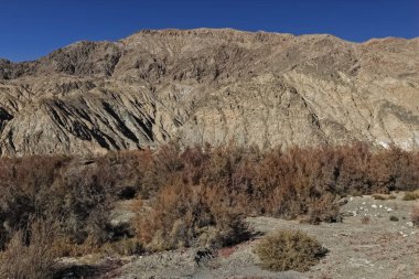 Nal 'dan bak. G315 otoyolu Kunlun Dağları' nın Altyn-Tagh sıralarını geçiyor. 3600 metre yüksekliğindeki dağ geçidi Taklamakan Çölü 'nden Qaidam Havzası' na gidiyor. Xingjiang-Qinghai vilayetleri - Çin.