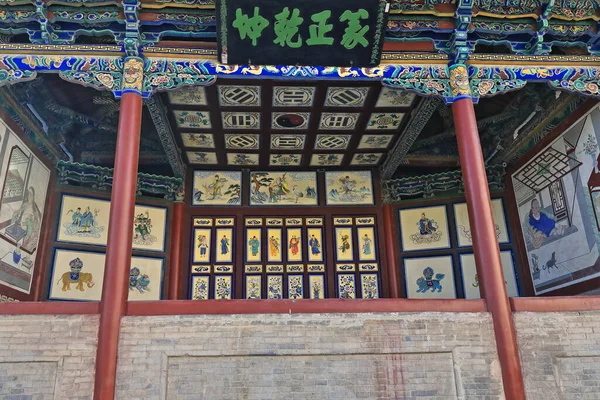 Jiayuguan Cina Ottobre 2017 Generale Dai Shiyi Costruito Antico Teatro — Foto Stock
