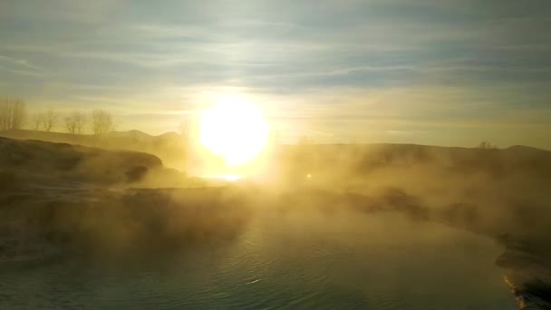 Piscina termal. Italia es la ciudad de Terni — Vídeo de stock