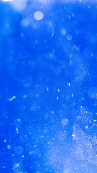 Luchtbellen Zoet Water Mooi Voor Achtergronden Blauwe Zeepbellen Drijven — Stockfoto