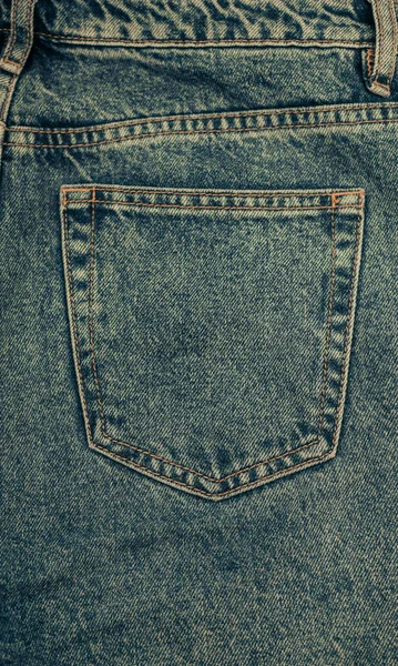 Jeans Back Pocket Composition Background Texture — Stock Photo, Image
