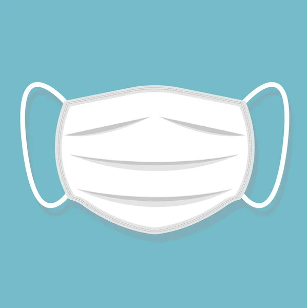 Medical Mask Safety Breathing Mask Virus Dust Protection Coronavirus N95 — Stock Vector