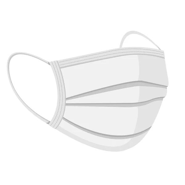 Máscara Médica N95 Icono Máscara Respiratoria Protectora Protección Covid Métodos — Vector de stock