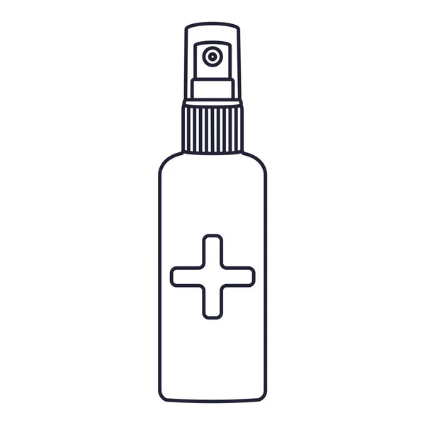 Semprotan Pembersih Bakteri Semprot Ikon Botol Semprotan Alkohol Bahan Kimia - Stok Vektor